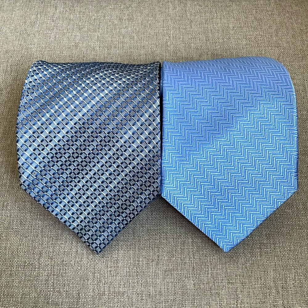 Luciano Gatti | Bundle of 2 Elite & Platinum Made in Italy Silk Ties
